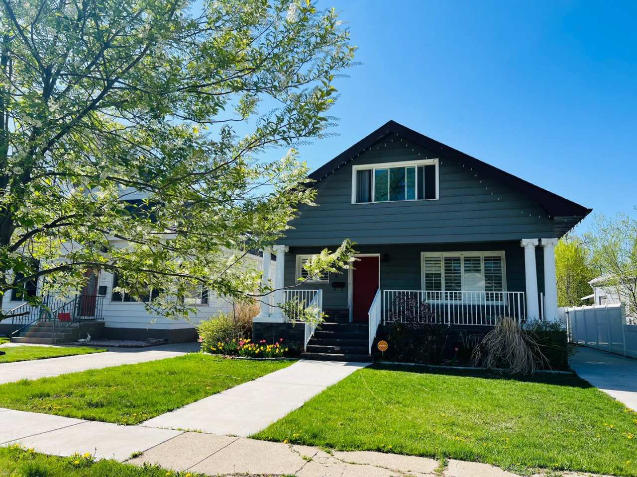 Beautifully remodeled home with plenty of storage, covered patio, lots of parking and central air.