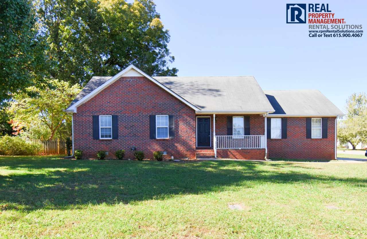 All brick 3 bd home with attached garage and fenced in back yard!
