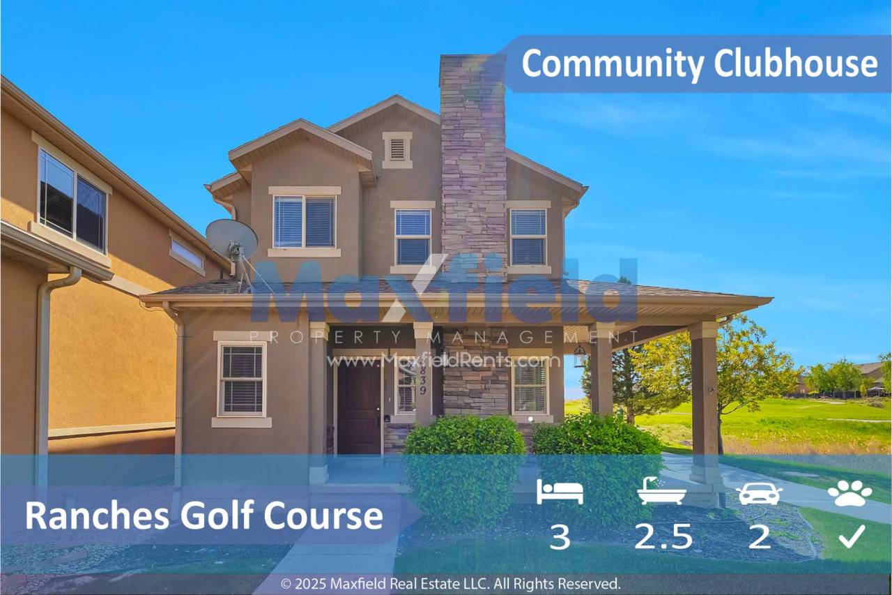Golf Course Townhouse 3 BD 2.5 BA 2 GA w/ unfinished basement