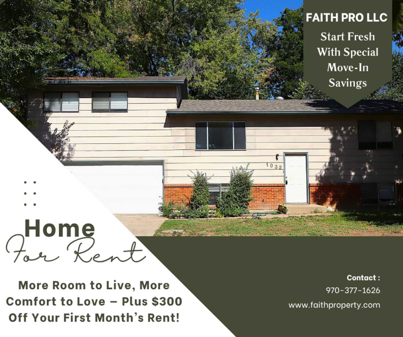 Beautiful Split-Level 6BR Home with Attached Garage and Fenced Yard +$300 Off First Month!