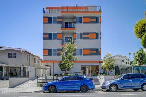 Welcome to 549 N Heliotrope Drive — modern living elevated in the heart of Hollywood.