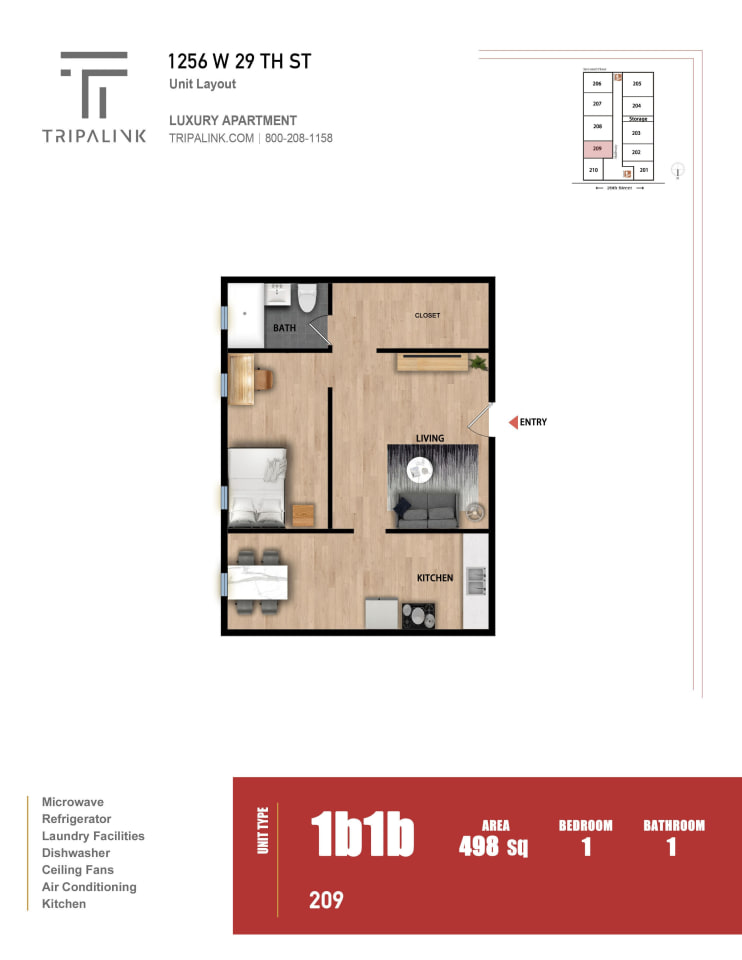 1256 W 29th Street - Co-Living Image 4