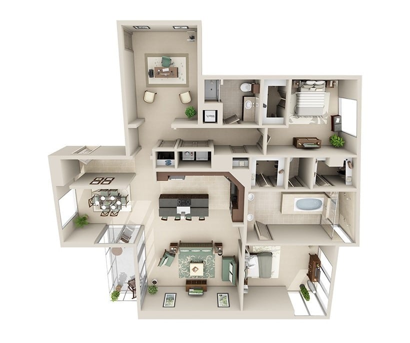 1900 Mckinney Unit Two Bedroom M
