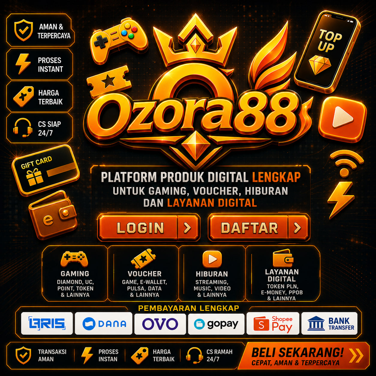 OZORA88 TOP UP