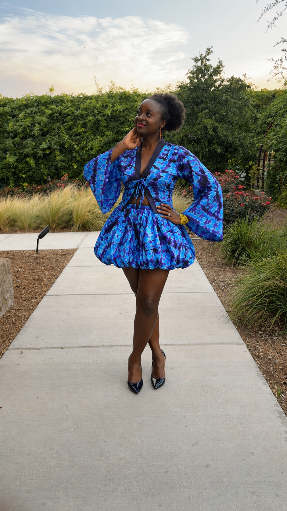 Puff Skirt Set