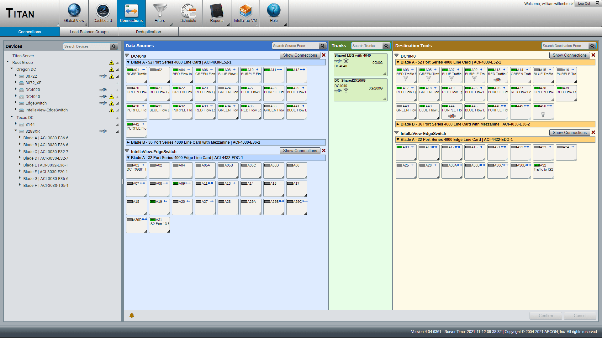 The IntellaTap-VM GUI for address pools.