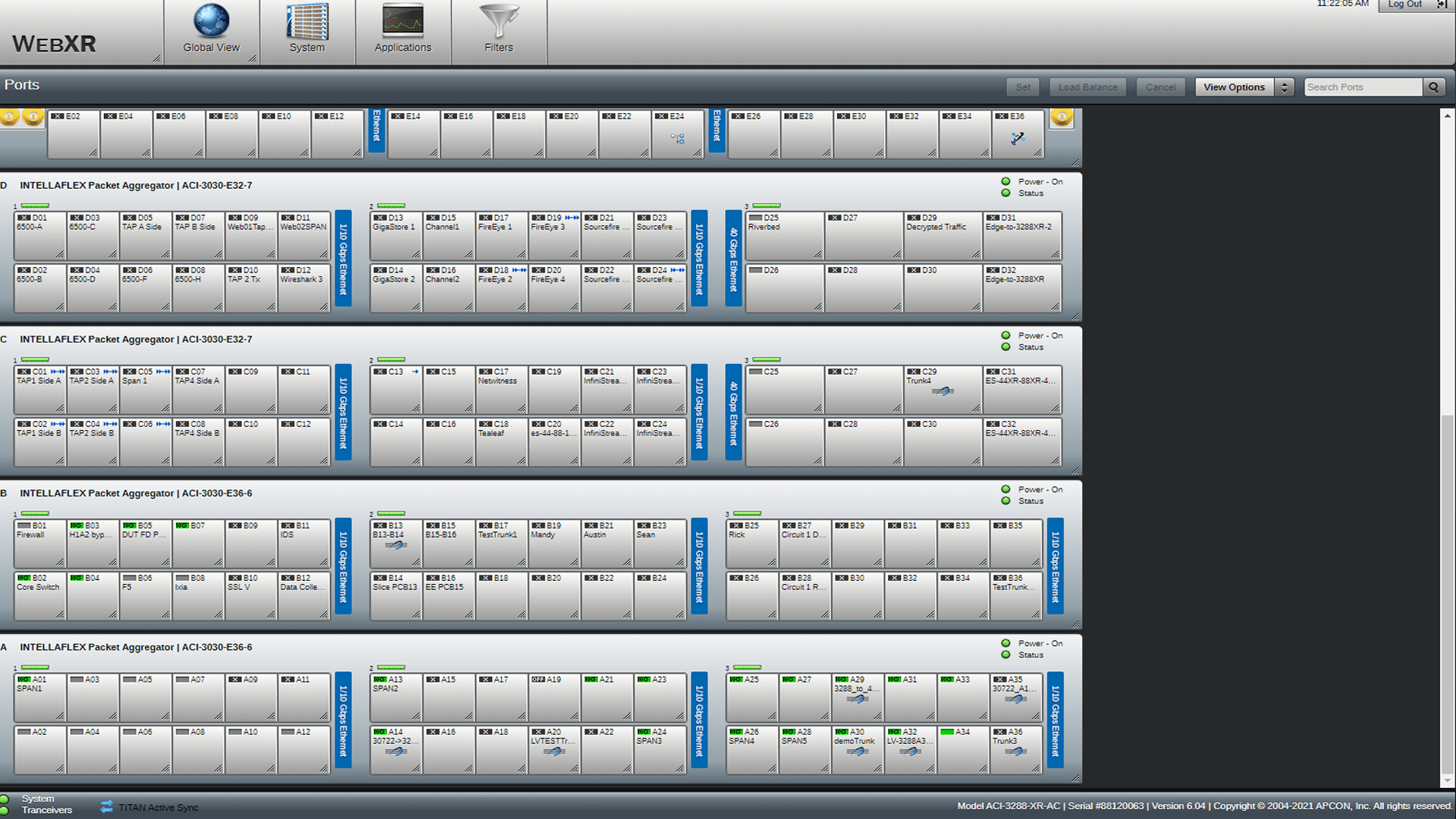 WebXR ports view screen.