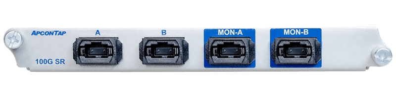 The front profile of the 100G SR TAP Module.