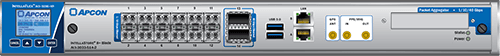 The front profile of the IntellaFlex XR 1RU chassis.