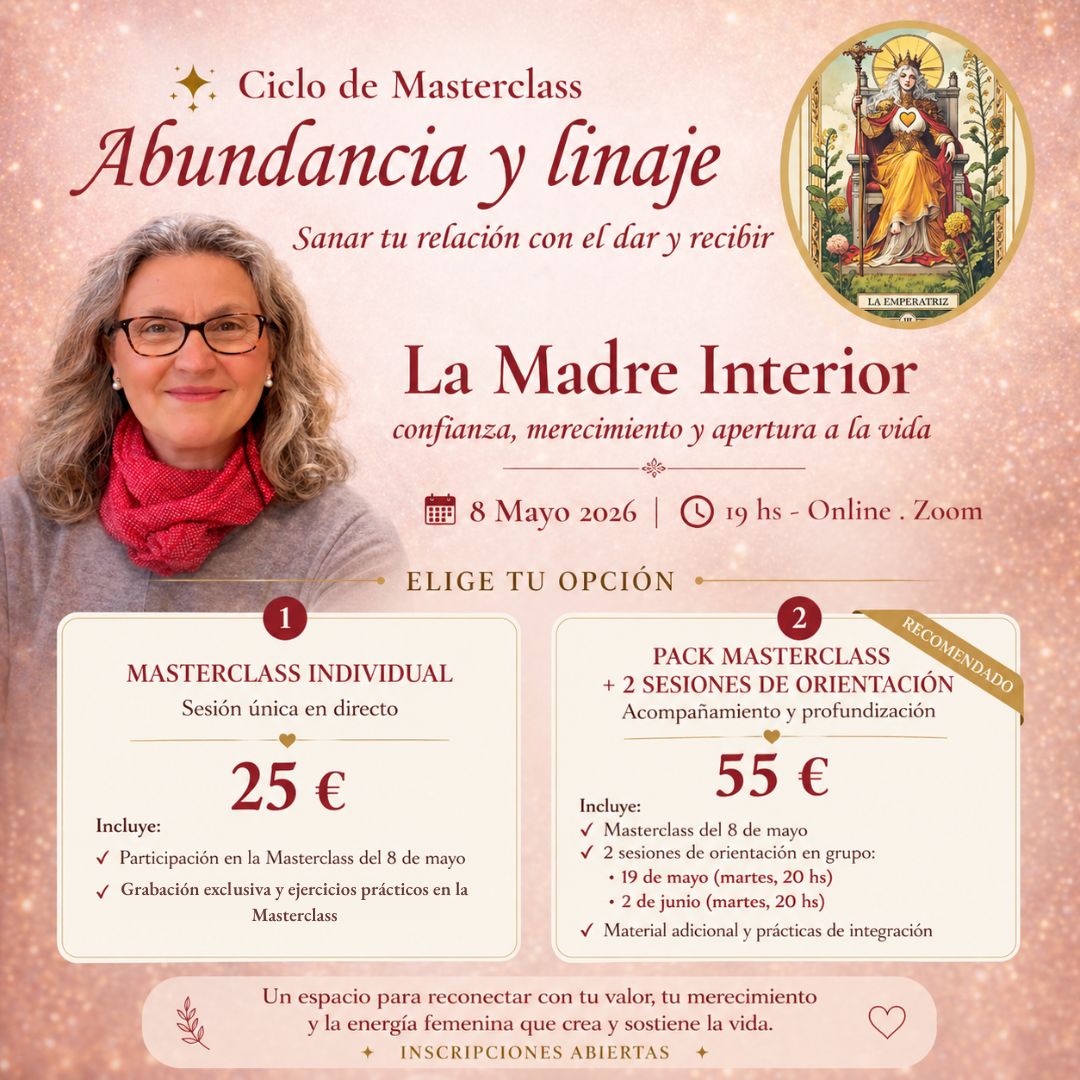 Masterclass La Madre Interior · Sabiduría de Alma