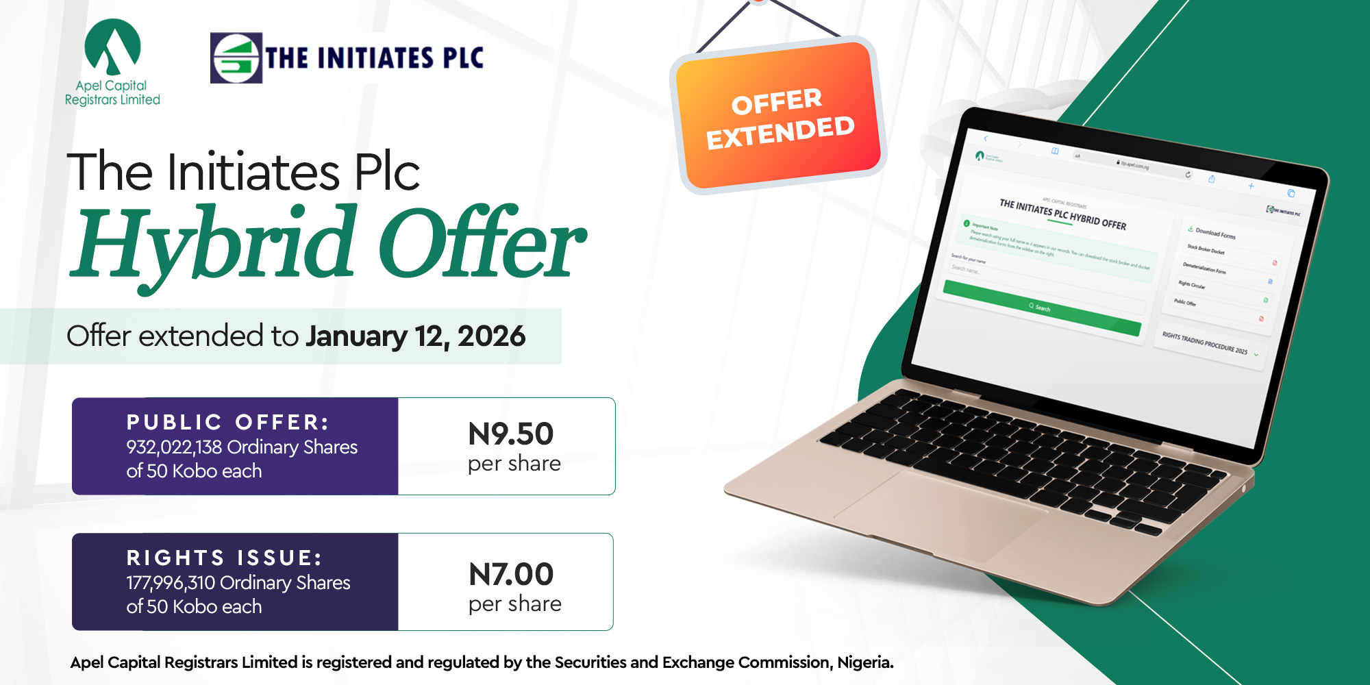 Apel Financial Services - Second Offer