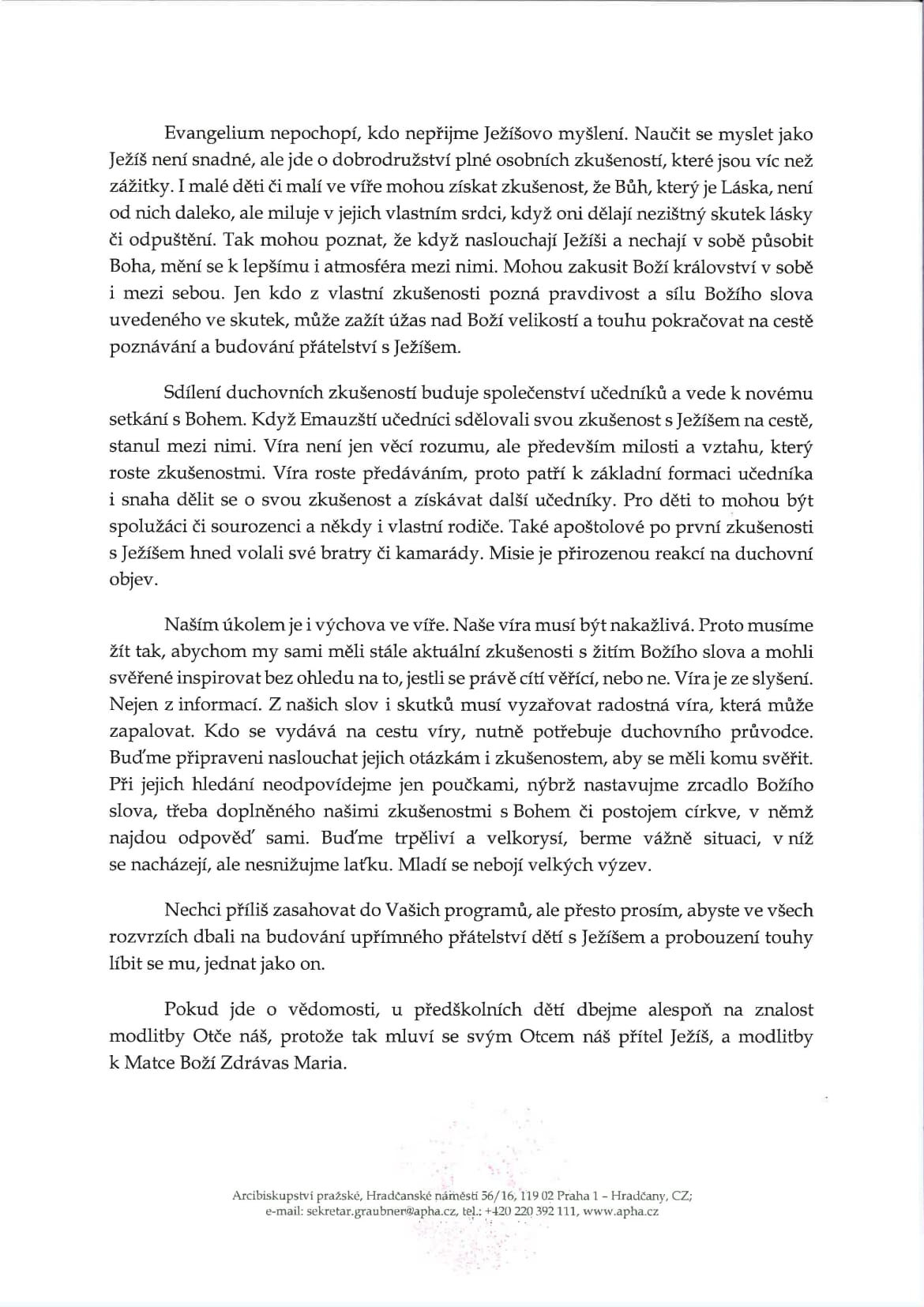 Pastýřský dopis katechetům_2