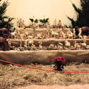 Ugandský betlém v kostele sv. kajetána