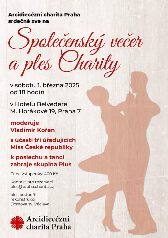 Společenský večer a ples arcidiecézní charity