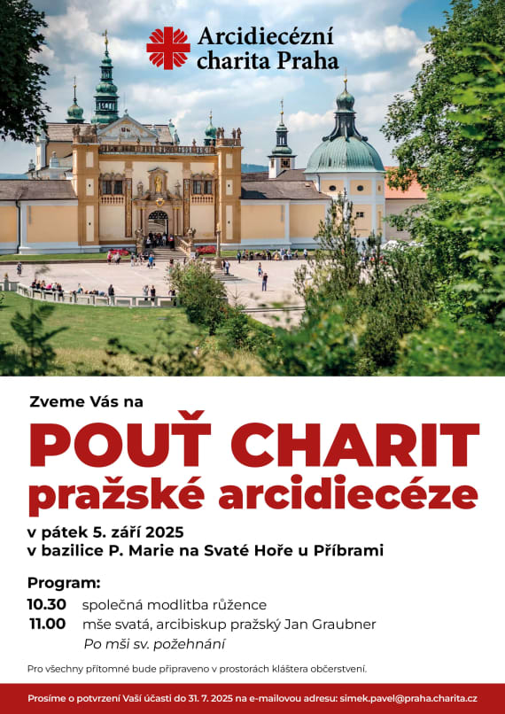 Pouť charit pražské arcidiecéze 2025