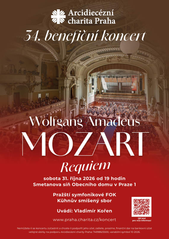 34. benefiční koncert arcidiecézní charity praha