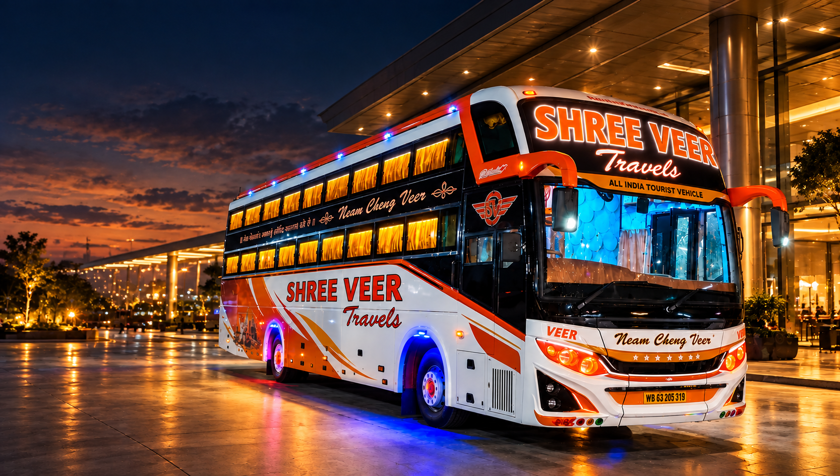 Shree Veer Travels luxury night coach