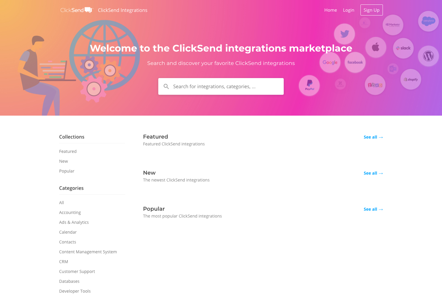 The ClickSend ecosystem