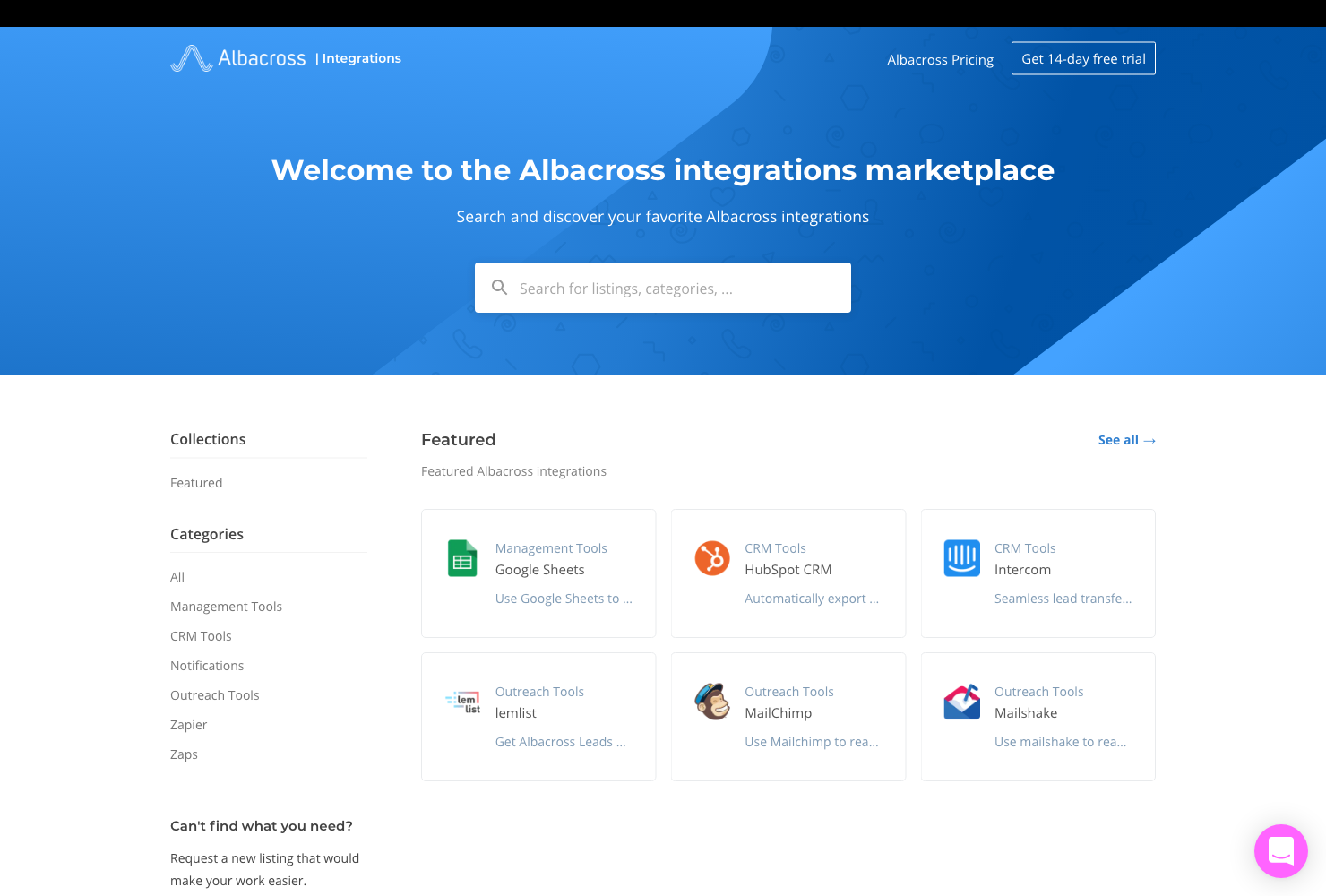 The Albacross ecosystem