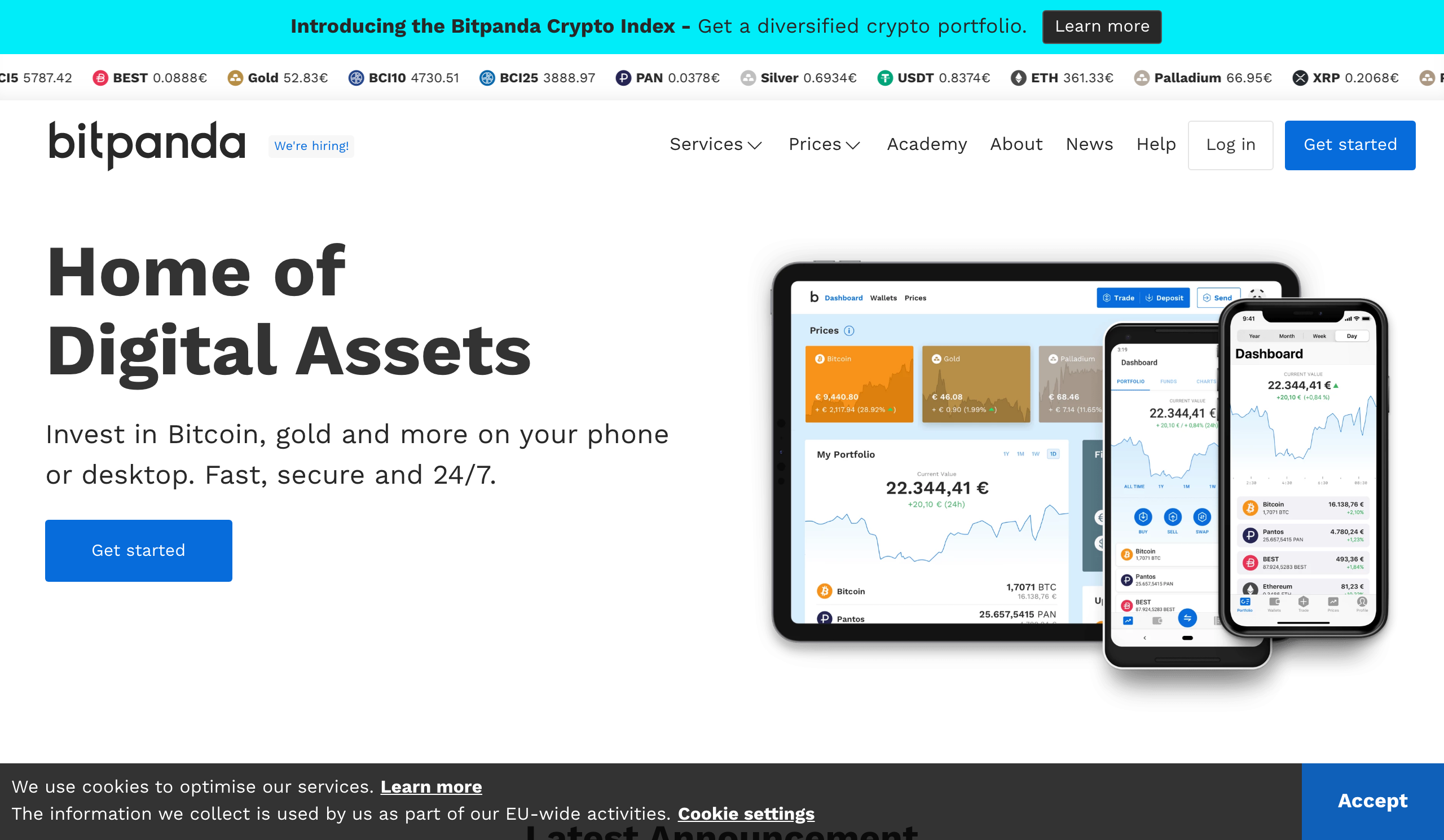 Bitpanda API - Developer docs, APIs, SDKs, and auth. | API Tracker
