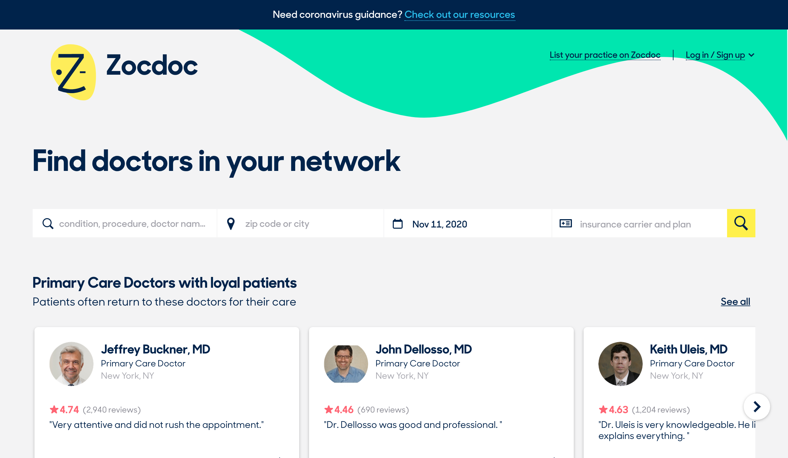 Zocdoc API - Developer docs, APIs, SDKs, and auth. | API Tracker