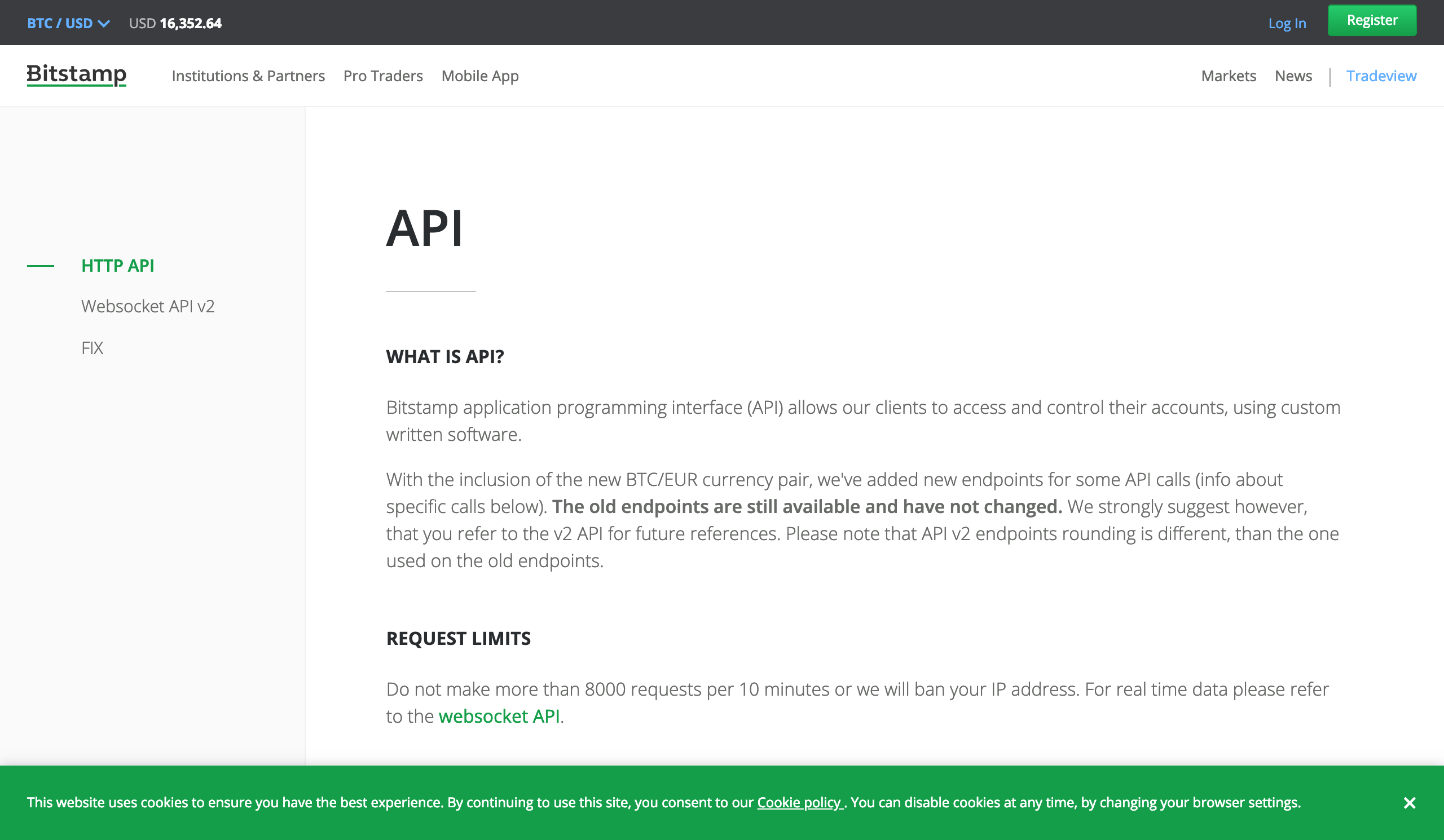 bitstamp api