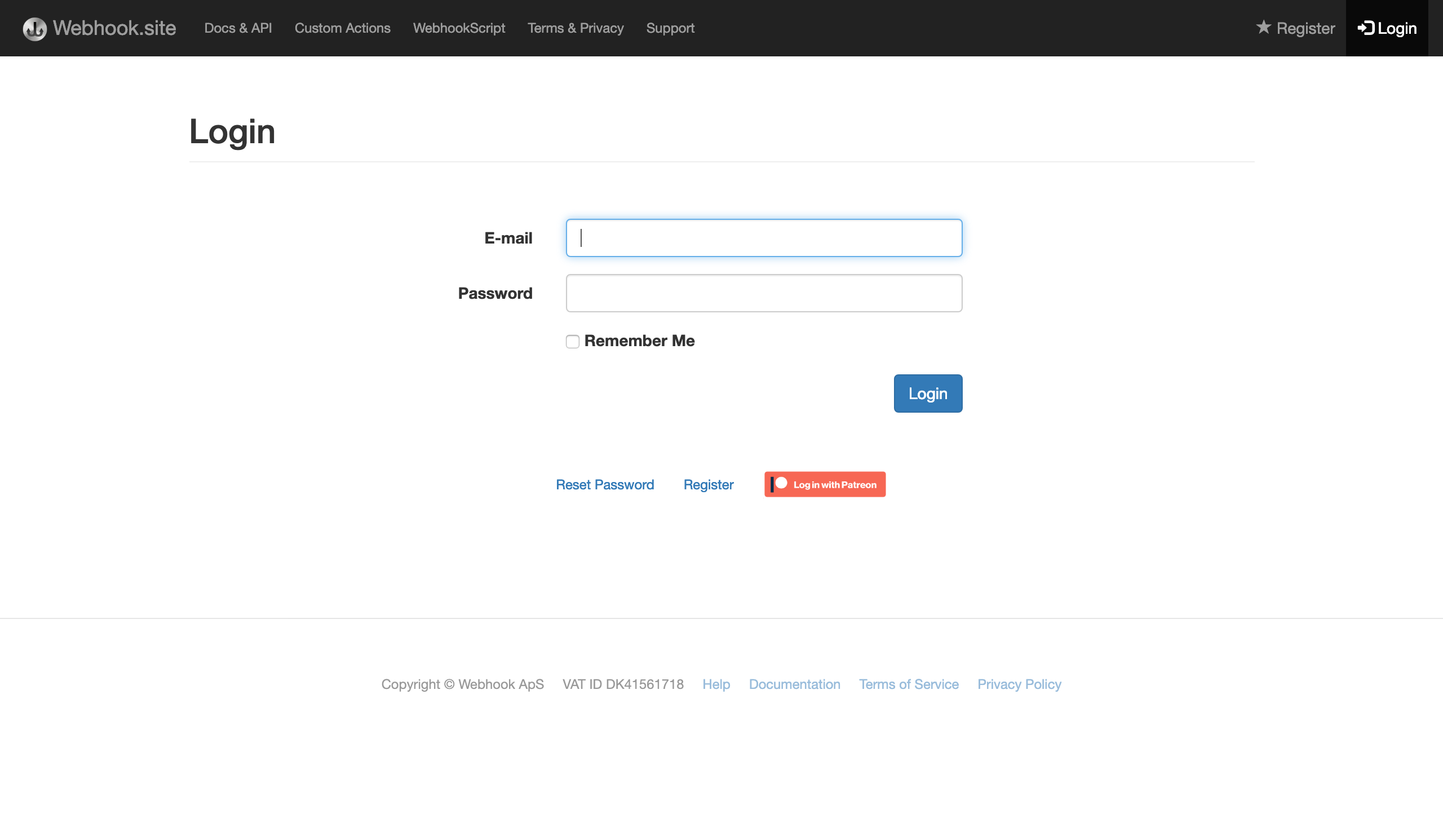 Webhook.site | API Stack