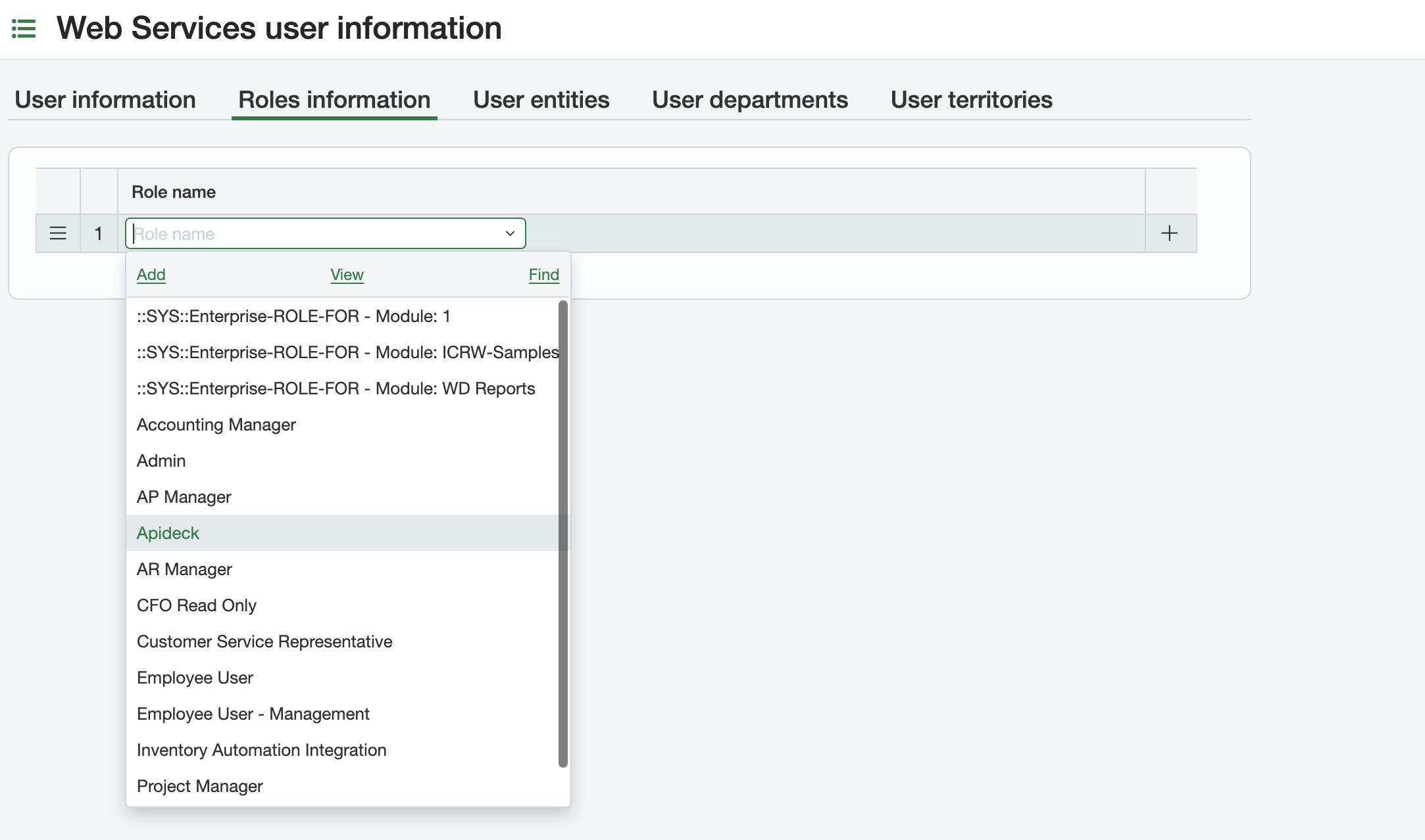 Sage - Assign role to user