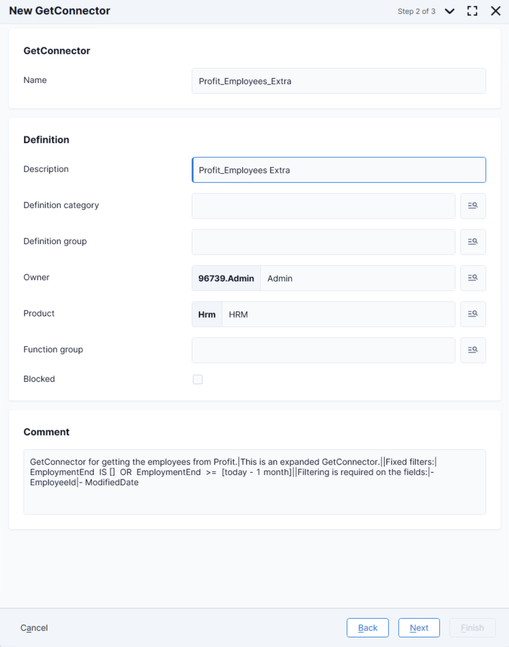 connector in AFAS Software