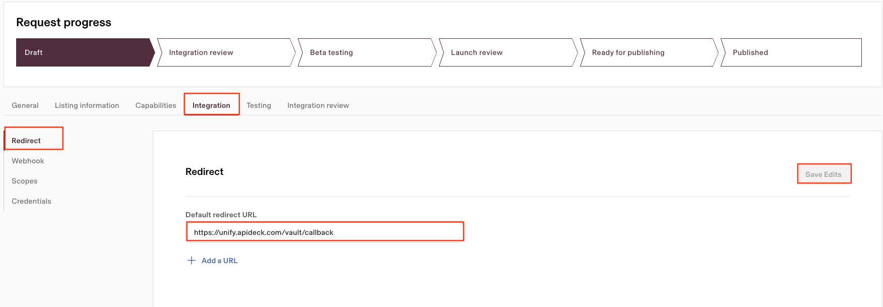 Rippling - Enter the Redirect URI