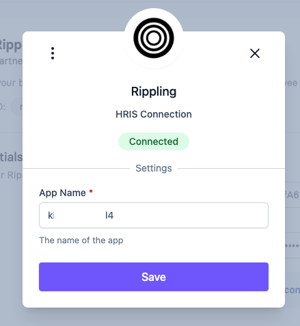 Rippling - Enter the App Name