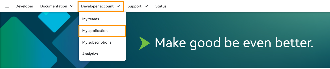 Blackbaud Developer Portal My Applications