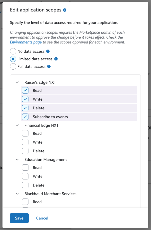 Request API Access