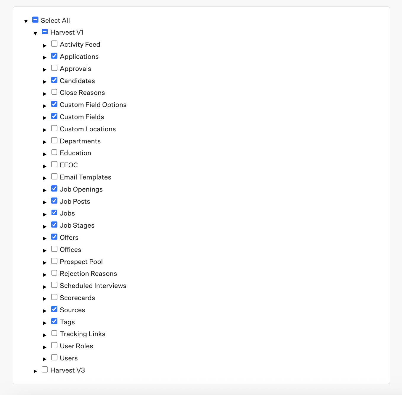 Configure the API key permissions