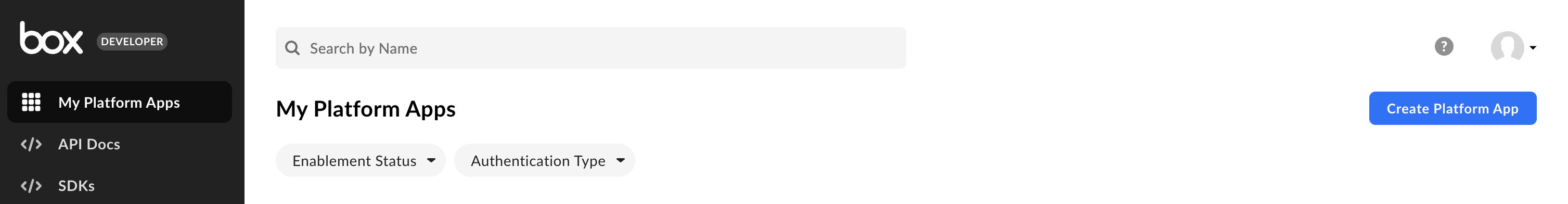 Box Create Platform App