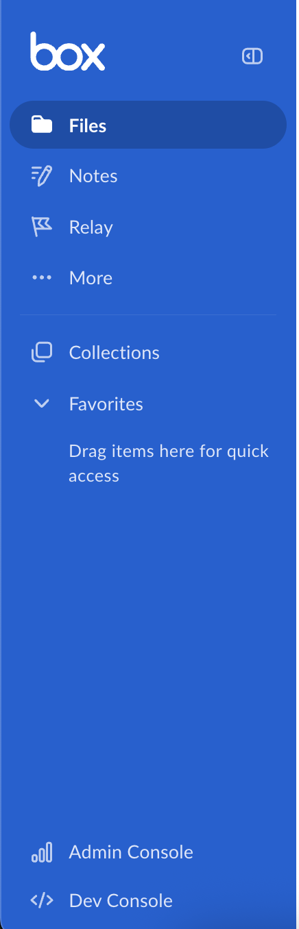 Box Developer Console