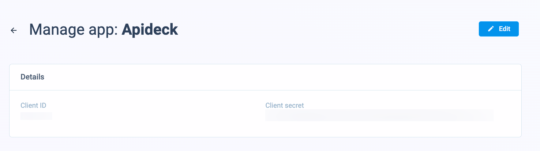 Copy OAuth Credentials