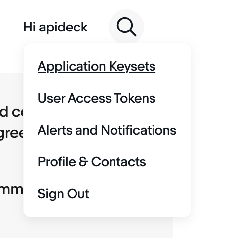 eBay My Account Menu