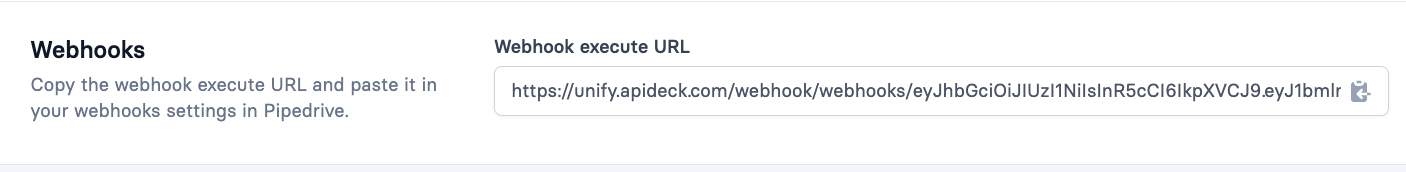 Apideck - Pipedrive connector