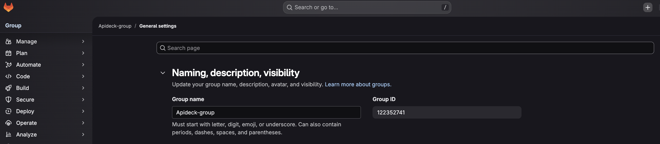 GitLab Group Actions