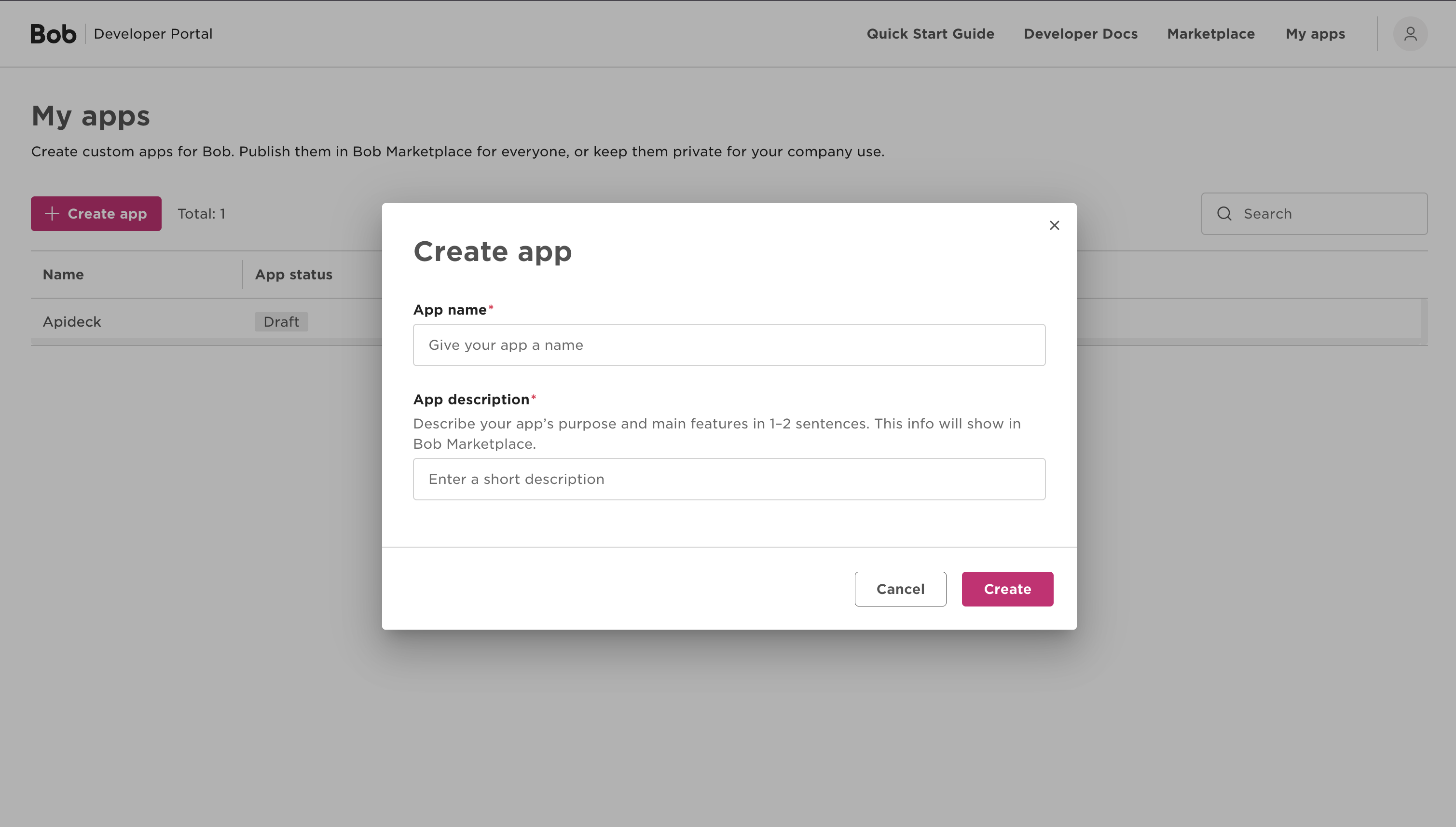 Hibob Create OAuth App