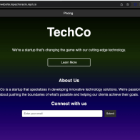 ChatGPT HTML website