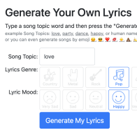 These Lyrics Do Not Exist