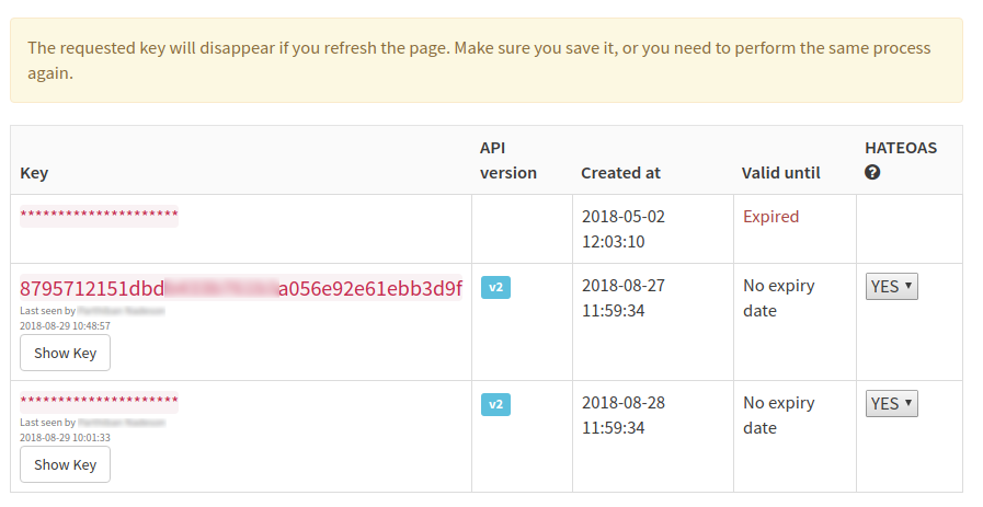 API Key