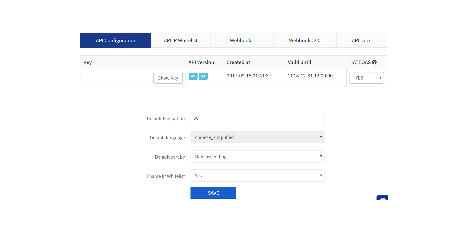 Enable IP Whitelist
