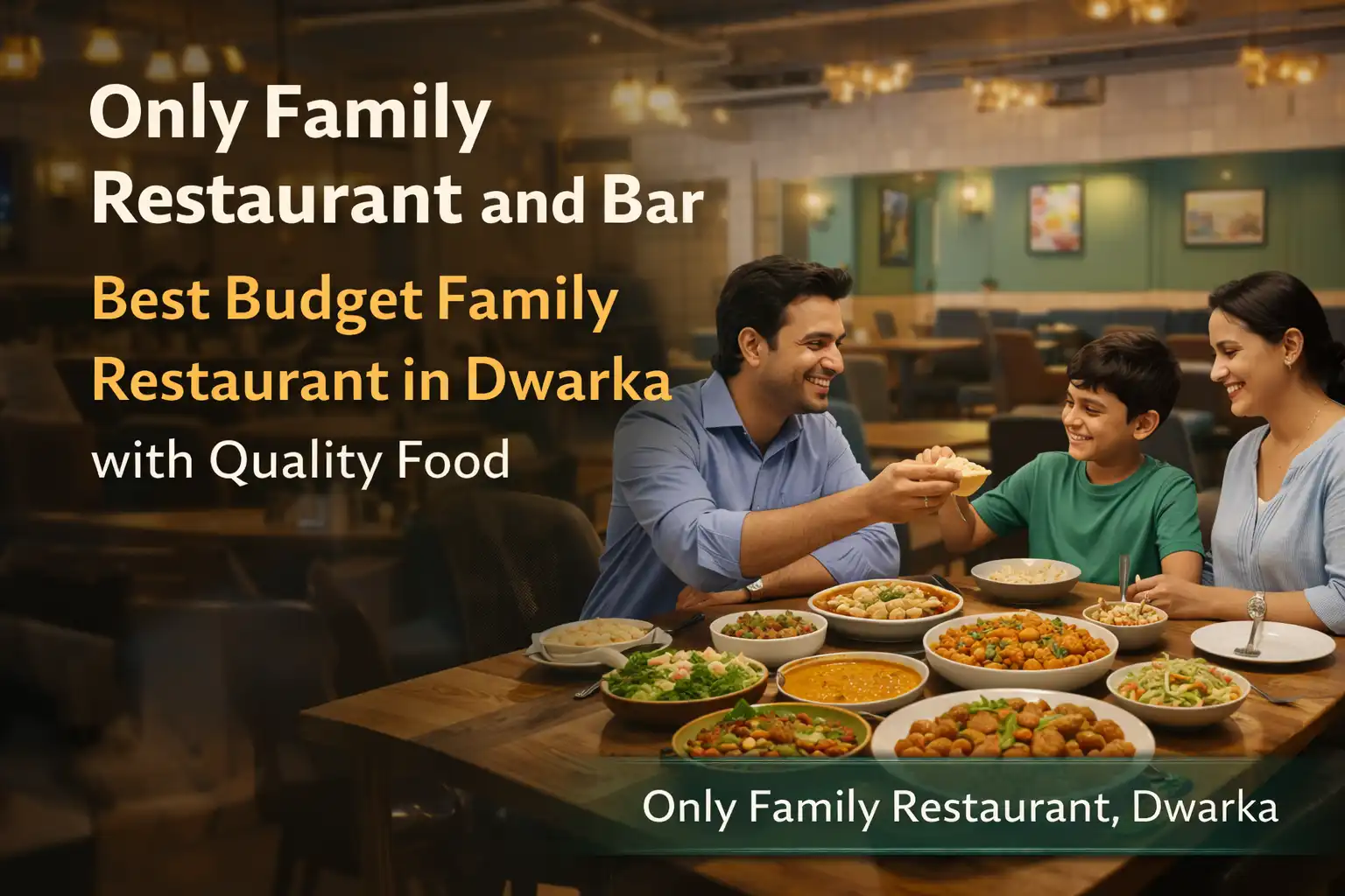 Only Family Restaurant and Bar – Best Budget Family Restaurant in Dwarka