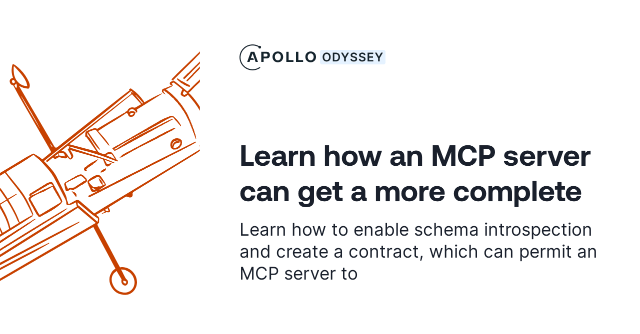 Learn how an MCP server can get a more complete picture of your schema ...