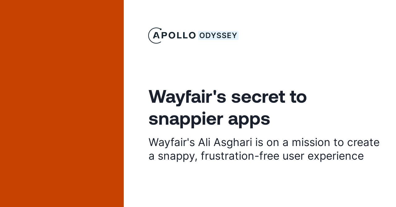 Wayfair's secret to snappier apps - GraphQL Tutorials