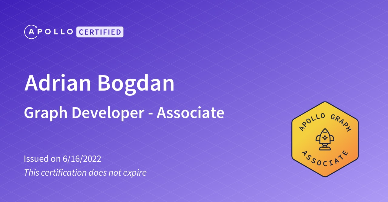 Developer certification - GraphQL Tutorials