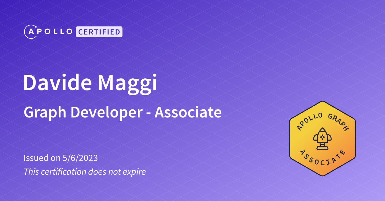 Developer certification - GraphQL Tutorials